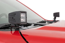 Load image into Gallery viewer, Rough Country LED Light Kit | Ditch Mount | 2" Black Pair | Amber DRL | Nissan Frontier (22-24) 71067 - Back View