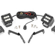 Load image into Gallery viewer, Rough Country LED Light Kit | Ditch Mount | 2" Black Pair | Flood | Chevy 1500 &amp; Chevy/GMC 2500HD/3500HD (07-14) 71059 - M...