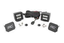 Load image into Gallery viewer, Rough Country LED Light Kit | Ditch Mount | 2" Black Pair | Spot Pattern | Ford Bronco (21-24) 71047 - Mounting View