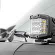 Load image into Gallery viewer, Rough Country LED Light Kit | Ditch Mount | 2" Black Pair | Spot Pattern | Ford Bronco (21-24) 71047 - Side View