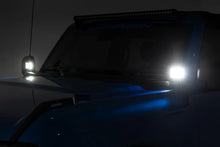 Load image into Gallery viewer, Rough Country LED Light Kit | Ditch Mount | 2" Black Pair | Spot Pattern | Ford Bronco (21-24) 71047 - Installation View