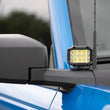 Load image into Gallery viewer, Rough Country LED Light Kit | Ditch Mount | 2" Black Pair | Spot Pattern | Ford Bronco (21-24) 71047 - Additional View 6
