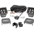 Load image into Gallery viewer, Rough Country LED Light Kit | Ditch Mount | 2" Black Pair | White DRL | Toyota Tundra (22-24) 71073 - Mounting View