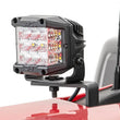 Load image into Gallery viewer, Rough Country LED Light Kit | Ditch Mount | 2" Black Pair | Amber DRL | Chevy Silverado 1500 (19-24) 70844 - Side View