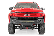 Load image into Gallery viewer, Rough Country LED Light Kit | Ditch Mount | 2" Black Pair | Amber DRL | Chevy Silverado 1500 (19-24) 70844 - Back View