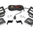 Load image into Gallery viewer, Rough Country LED Light Kit | Ditch Mount | 2" Black Pair | Flood | Ford F-150 (15-24)/F-150 Lightning (22-24) 71029 - Mai...