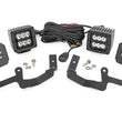 Load image into Gallery viewer, Rough Country LED Light Kit | Ditch Mount | 2" Black Pair | Spot | Chevy Silverado 1500 (19-24) 70841 - Main Product View