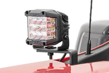 Load image into Gallery viewer, Rough Country LED Light Kit | Ditch Mount | 2" Black Pair | Spot | Chevy Silverado 1500 (19-24) 70841 - Side View