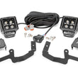 Load image into Gallery viewer, Rough Country LED Light Kit | Ditch Mount | 2" Black Pair | White DRL | Chevy Silverado 1500 (19-24) 70843 - Main Product ...