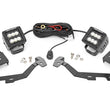 Load image into Gallery viewer, Rough Country LED Light Kit | Ditch Mount | 2" Black Pair | Flood | Ram 1500 2WD/4WD (19-26) - Main Product View