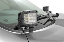 Load image into Gallery viewer, Rough Country LED Light Kit | Ditch Mount | 2" Black Pair | Flood | Ram 1500 2WD/4WD (19-26) - Back View