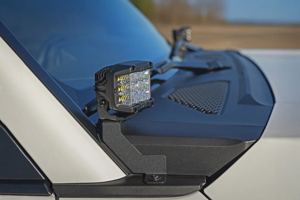 Rough Country LED Light Kit | Ditch Mount | 2" Black Pair | Spot | Toyota Land Cruiser (24-25) - Additional View 5