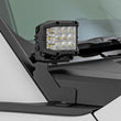 Load image into Gallery viewer, Rough Country LED Light Kit | Ditch Mount | 2" Black Pair | Amber DRL | Toyota Land Cruiser (24-25) - Back View