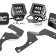 Load image into Gallery viewer, Rough Country LED Light Kit | Ditch Mount | 2" Black Spot Pair | Toyota 4Runner (10-24) 70796 - Mounting View