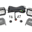 Load image into Gallery viewer, Rough Country LED Light Kit | Ditch Mount |  2" Chrome Pair | Wide | Ford Bronco 4WD (21-24) 71050 - Mounting View