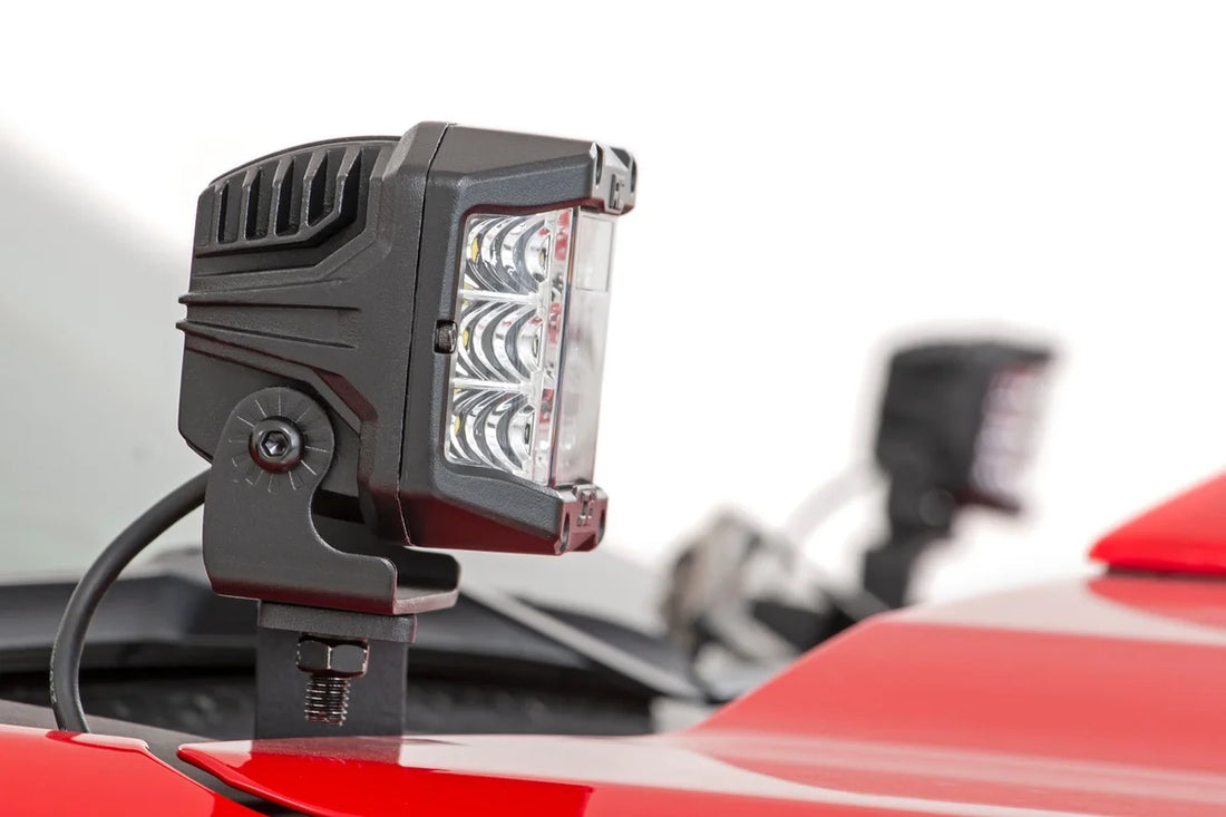 Rough Country LED Light Kit | Ditch Mount | 2" Spectrum Pair | Spot | Chevy Silverado 1500 (19-24) 80841 - Additional View 5