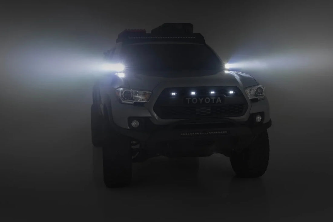 Rough Country LED Light Kit | Ditch Mount | 2" Spectrum Pair | Spot | Toyota Tacoma (16-23) 81080 - Additional View 5