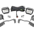 Load image into Gallery viewer, Rough Country LED Light Kit | Ditch Mount |  3" OSRAM | Wide | Nissan Frontier (22-24) 71068 - Front View