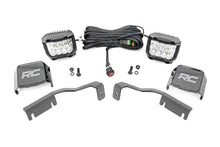 Load image into Gallery viewer, Rough Country LED Light Kit | Ditch Mount |  3" OSRAM | Wide | Nissan Frontier (22-24) 71068 - Front View