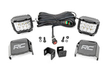 Load image into Gallery viewer, Rough Country LED Light Kit | Ditch Mount |  3" OSRAM | Wide | Toyota Tundra 2WD/4WD (22-24) 71075 - Mounting View