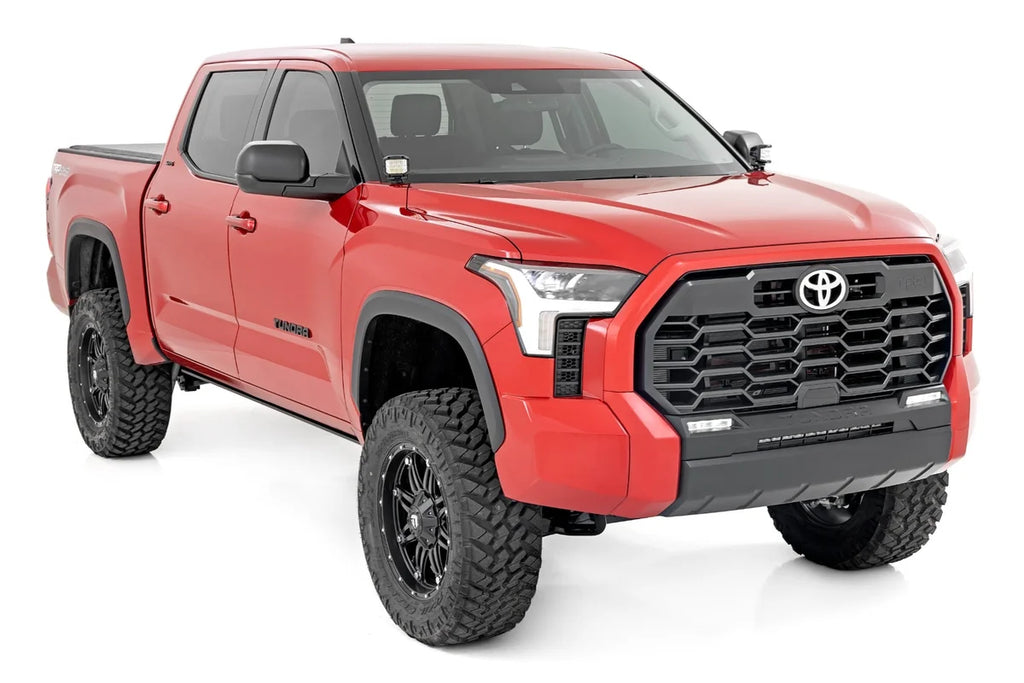 Rough Country LED Light Kit | Ditch Mount |  3" OSRAM | Wide | Toyota Tundra 2WD/4WD (22-24) 71075 - Back View