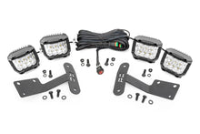 Load image into Gallery viewer, Rough Country LED Light Kit | Ditch Mount | 3" OSRAM | Wide | Toyota Tundra 2WD/4WD (14-21) 70839 - Mounting View
