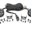 Load image into Gallery viewer, Rough Country LED Light Kit | Ditch Mount | 3.5" Black Round Pair | Amber DRL | Ford Bronco (21-24) 71078 - Main Product View