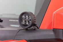 Load image into Gallery viewer, Rough Country LED Light Kit | Ditch Mount | 3.5" Black Round Pair | Amber DRL | Ford Bronco (21-24) 71078 - Side View