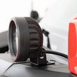 Load image into Gallery viewer, Rough Country LED Light Kit | Ditch Mount | 3.5" Black Round Pair | Amber DRL | Ford Bronco (21-24) 71078 - Installation View