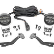 Load image into Gallery viewer, Rough Country LED Light Kit | Ditch Mount | Black Series Round | 3.5 Inch | Amber DRL | Ram 1500 (19-26) - Mounting View