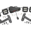 Load image into Gallery viewer, Rough Country LED Light Kit | Ditch Mount | Dual 2" Black Pairs | Spot | Toyota Tundra (14-21) 70835 - Main Product View