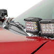 Load image into Gallery viewer, Rough Country LED Light Kit | Ditch Mount | Dual 2" Black Pairs | White DRL | Toyota Tundra (14-21) 70837 - Side View