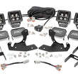 Load image into Gallery viewer, Rough Country LED Light Kit | Fog | 2" Black Pairs x2 | White DRL | Chevy Silverado 1500/2500HD/3500HD 2WD/4WD 70762DRLA - Main Product Vie...