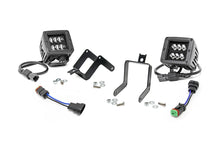 Load image into Gallery viewer, Rough Country LED Light Kit | Fog Mount | 2" Black Pair | Ford F-250/F-350 Super Duty (11-16) 70622 - Main Product View