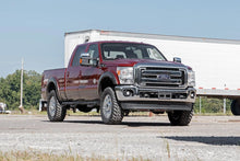 Load image into Gallery viewer, Rough Country LED Light Kit | Fog Mount | 2" Black Pair | Ford F-250/F-350 Super Duty (11-16) 70622 - Front View