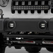 Load image into Gallery viewer, Rough Country LED Light Kit | Fog Mount | 2" Black Pair | Jeep Wrangler JK/Wrangler Unlimited (10-18) 70630 - Side View