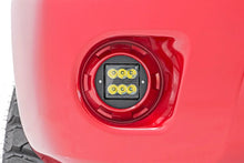 Load image into Gallery viewer, Rough Country LED Light Kit | Fog Mount | 2&quot; Black Pair | Spot | Nissan Frontier (05-20) 71023 - Installation View