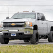 Load image into Gallery viewer, Rough Country LED Light Kit | Fog Mount | 2" Black Pair | White DRL | Chevy Silverado 2500 HD/3500 HD (11-14) 70628DRL - I...