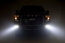 Load image into Gallery viewer, Rough Country LED Light Kit | Fog Mount | Dual 2&quot; Black Pairs | Flood | Ford F-150 (15-17) 70833 - Additional View 5