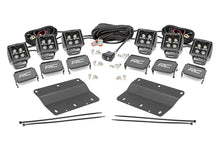 Load image into Gallery viewer, Rough Country LED Light Kit | Fog Mount | Triple 2" Black Pair | Amber DRL | Ford Bronco (21-24) 51088 - Mounting View