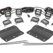 Load image into Gallery viewer, Rough Country LED Light Kit | Fog Mount | Triple 2" Black Pair | Flood | Ford Bronco (21-24) 51086 - Mounting View