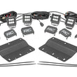 Load image into Gallery viewer, Rough Country LED Light Kit | Fog Mount | Triple 2" Black Pair | Spot | Ford Bronco (21-24) 51085 - Mounting View