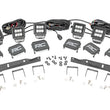 Load image into Gallery viewer, Rough Country LED Light Kit | Fog Mount | Triple 2" Black Pair | Ford Raptor 4WD (17-20) 70700 - Side View