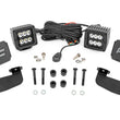 Load image into Gallery viewer, Rough Country LED Light Kit | Front Mount | 2" Black Pair | Segway 570 F 93217 - Front View