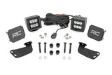 Rough Country LED Light Kit, Front Mount, 2" Black Pair fits Segway 570 F