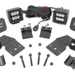 Load image into Gallery viewer, Rough Country LED Light Kit | Front Mount | 2" Black Pair | Polaris XPEDITION ADV 5 - Front View