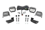 Rough Country LED Light Kit, Front Mount, 3" Chrome Pair, Wide Angle fits Segway 570 F