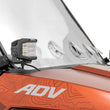 Load image into Gallery viewer, Rough Country LED Light Kit | Front Mount | 3" Chrome Pair | Wide Angle | Polaris XPEDITION ADV 5 - Side View