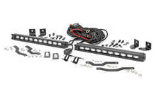 Load image into Gallery viewer, Rough Country LED Light Kit | Grille Mount | 10" Black Slimline Pair | Ford F-150 (18-20) 70808 - Main Product View