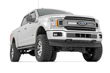 Load image into Gallery viewer, Rough Country LED Light Kit | Grille Mount | 10" Black Slimline Pair | Ford F-150 (18-20) 70808 - Back View